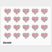 「私はオランダが大好き」 ハートシール (シート)