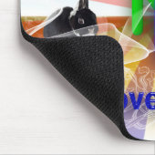 私はオランダ・ドワーフ・バニーが大好き マウスパッド (コーナー)