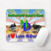 私はオランダ・ドワーフ・バニーが大好き マウスパッド (マウス)