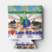 私はオランダ・ドワーフ・バニーが大好き 缶クーラー (裏面)