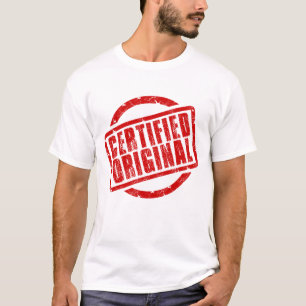 私はオリジナルTシャツの資格を持っている Tシャツ