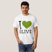 私はオリーブが大好き Tシャツ (正面フル)