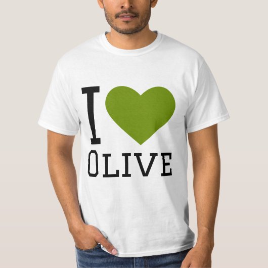 私はオリーブが大好き Tシャツ (正面)