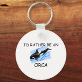 私はオルカになりたい キーホルダー (正面)
