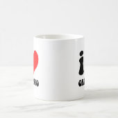 私はオレガノを愛します コーヒーマグカップ (中央)
