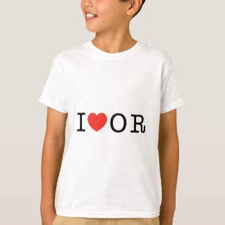 私はオレゴンを愛します Tシャツ