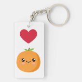 私はオレンジが大好きだ キーホルダー (裏面)