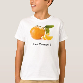 私はオレンジを!愛します!! Tシャツ