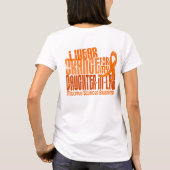 私はオレンジ義理の娘の多発性硬化Mを身に着けています Tシャツ (裏面)