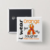 私はオレンジ43の娘MSの多発性硬化を身に着けています 缶バッジ (正面&裏面)