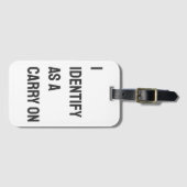 私はオンことわざトラベラ運ーとおもしろい見なす ラゲッジタグ (正面横)