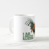 私はオンドリの錯覚です コーヒーマグカップ (正面左)