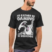 私はオンラインGのためのゲームのビデオゲームギークである必要がある Tシャツ (正面)