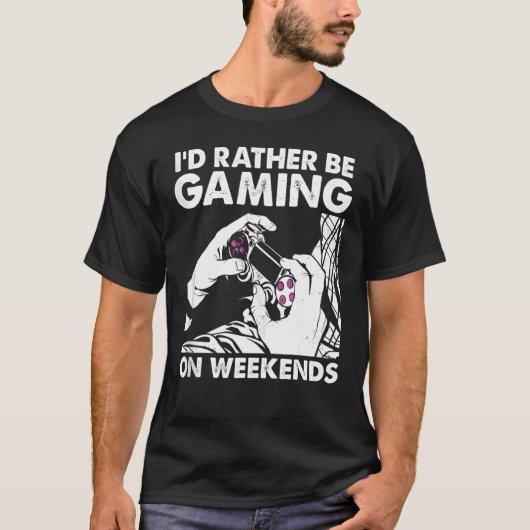 私はオンラインGのためのゲームのビデオゲームギークである必要がある Tシャツ (正面)