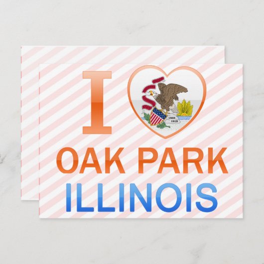 私はオークパークを愛している， IL ポストカード (正面/裏面)