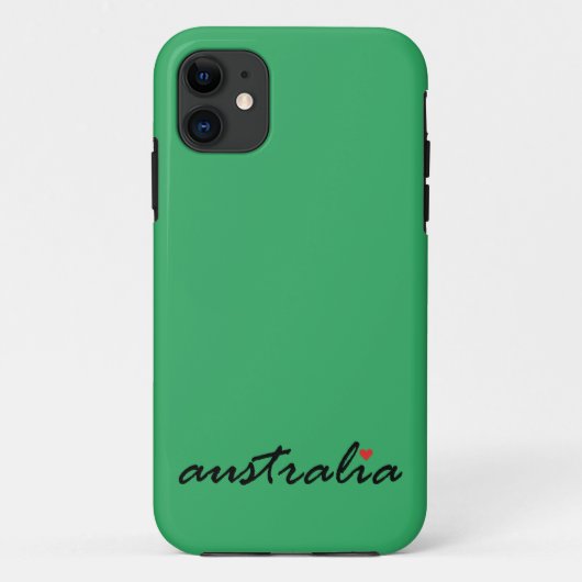 私はオーストラリアが大好きだ Case-Mate iPhoneケース (裏面)