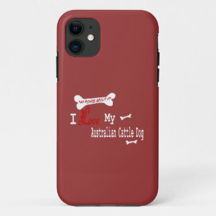 私はオーストラリア産の牛犬が大好きだ iPhone 11 ケース