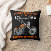 私はオートバイの夢を見て、いびきはしない クッション (ブランケット)