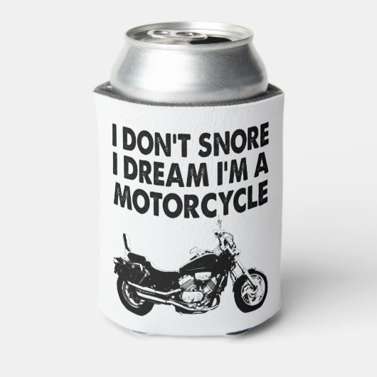 私はオートバイの夢を見て、いびきはしない 缶クーラー (缶裏面)