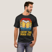 私はオーナーも女性の男優を知っている Tシャツ (正面フル)