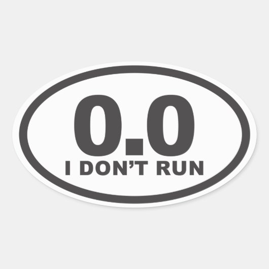 私はオーバル走の走デカールは無い 楕円形シール (正面)