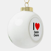 私はオーヴェンスオランダが大好き セラミックボールオーナメント (左)