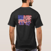 私はオ生き延びバマとバイデン氏 Tシャツ (裏面)