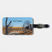 私はオ生き延びリアのアウトバック荷物タグ ラゲッジタグ (裏面横)