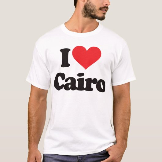 私はカイロを愛します Tシャツ (正面)