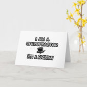 私はカイロプラクター...手品師ではない カード (黄色い花)