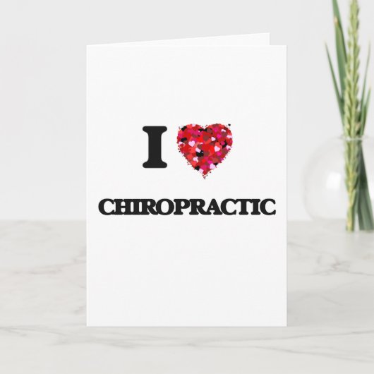 私はカイロプラクティック カード (正面)
