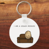 私はカウチポテトだ キーホルダー (正面)