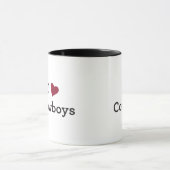 私はカウボーイを愛します マグカップ (中央)