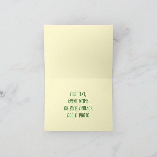 私はカエルが大好き カード (内部)