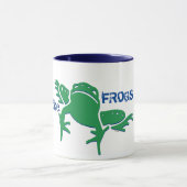 私はカエルが好きだ マグカップ (中央)