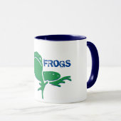 私はカエルが好きだ マグカップ (正面右)