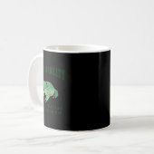 私はカエルのジャパネを刺す安定おもしろい力がある コーヒーマグカップ (正面左)
