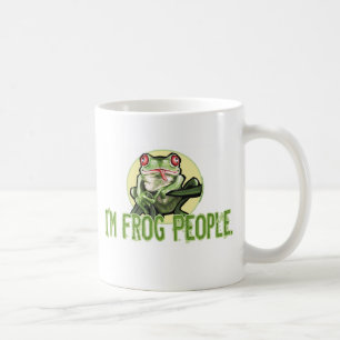 私はカエルの人だ。マグ コーヒーマグカップ