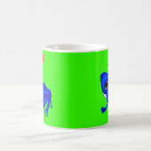 私はカエルを愛します コーヒーマグカップ (中央)