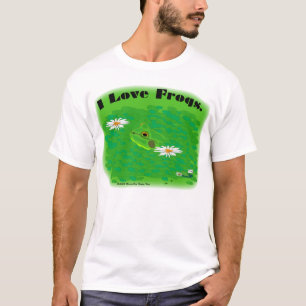 私はカエルを愛します Tシャツ