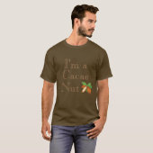 私はカカオのナッツTシャツだ Tシャツ (正面フル)