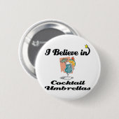 私はカクテル信じの傘を着ている 缶バッジ (正面&裏面)