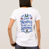 私はカシューブ語を話します Tシャツ (裏面)