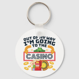 私はカジノギャンブラーに行く途中 キーホルダー