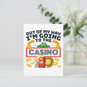 私はカジノギャンブラーに行く途中 ポストカード (スタンド正面)