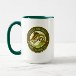 私はカスタマイズビッグベースが好きで、魚釣りが嘘をつけない マグカップ