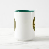 私はカスタマイズビッグベースが好きで、魚釣りが嘘をつけない マグカップ (中央)