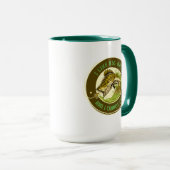 私はカスタマイズビッグベースが好きで、魚釣りが嘘をつけない マグカップ (正面右)