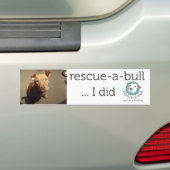 私はカスタマイズ可能しました バンパーステッカー (車上)