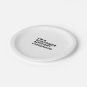 私はカスタマーサポートコーディネーターです ペーパープレート (アングル)